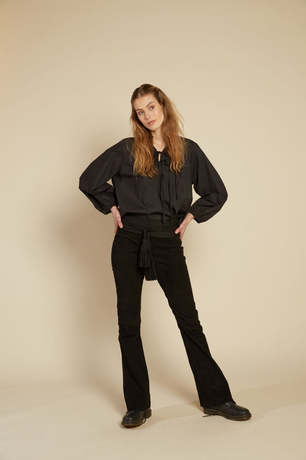 Cooper flare suede 23 trousers
