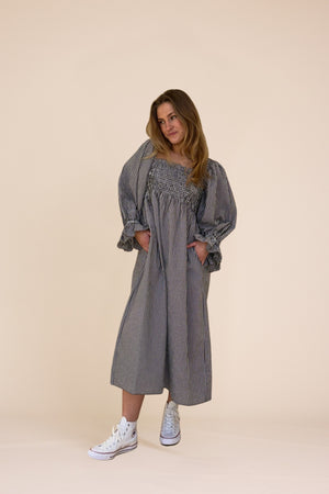 Line Of Oslo Alice Check Dress Dress Blackcheck