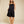 Line Of Oslo Ami Viscose Satin Top Top Black 097