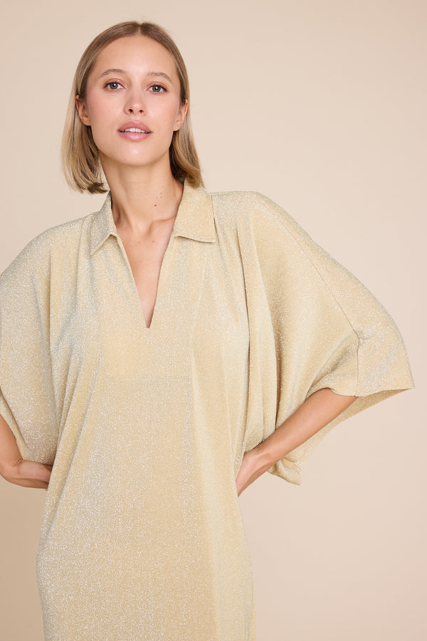 Line Of Oslo Anne Dress Dress Gold 010