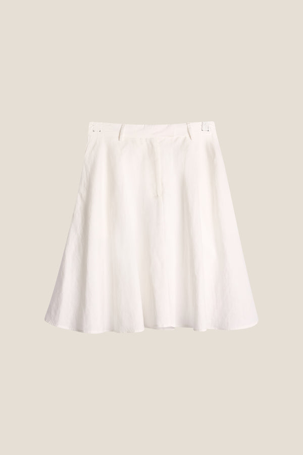 Line Of Oslo Aslaug Linen Skirt Skirt White 001