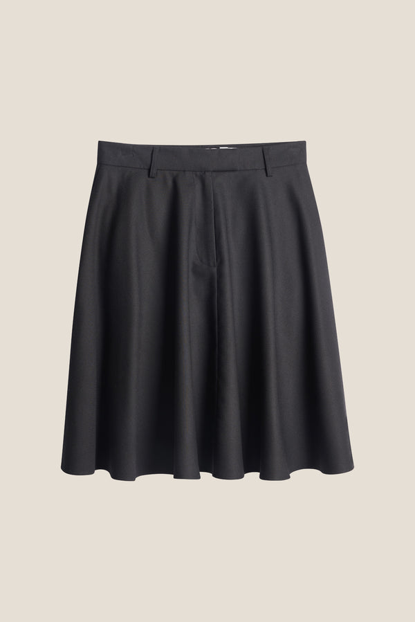 Line Of Oslo Aslaug Solid Skjørt Skirt Black 097