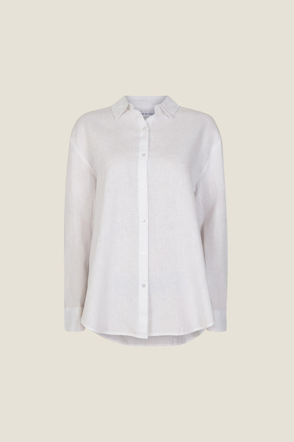 Line Of Oslo Basic 25 Shirt Top White 001