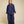 Line Of Oslo Basic Linen Shirt Blouse Blue 066