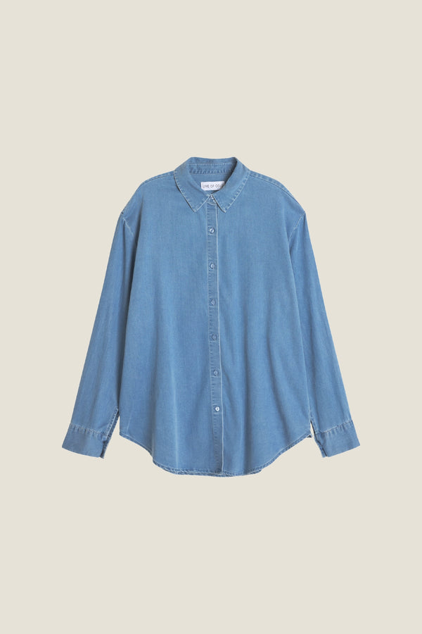 Line Of Oslo Basic Tencel Top Denim 099