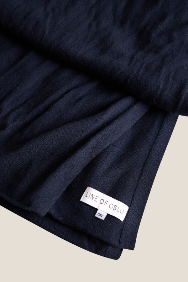Line Of Oslo Big Scarf Scarf Blue 066