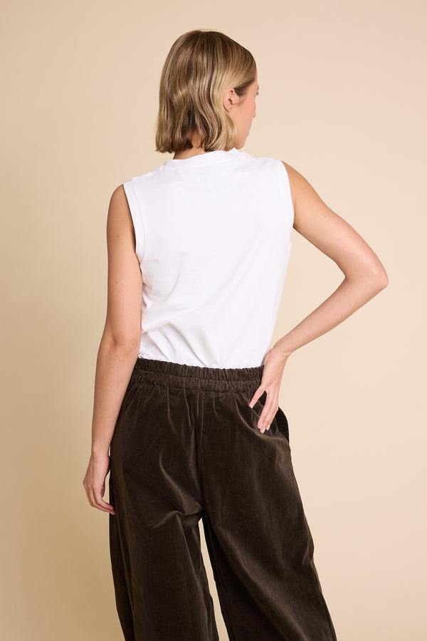 Line Of Oslo Bono Tank Top Sinlget White 001