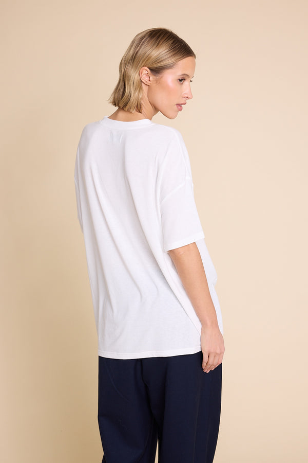 Line Of Oslo Bowie T-shirt T-shirt White 001