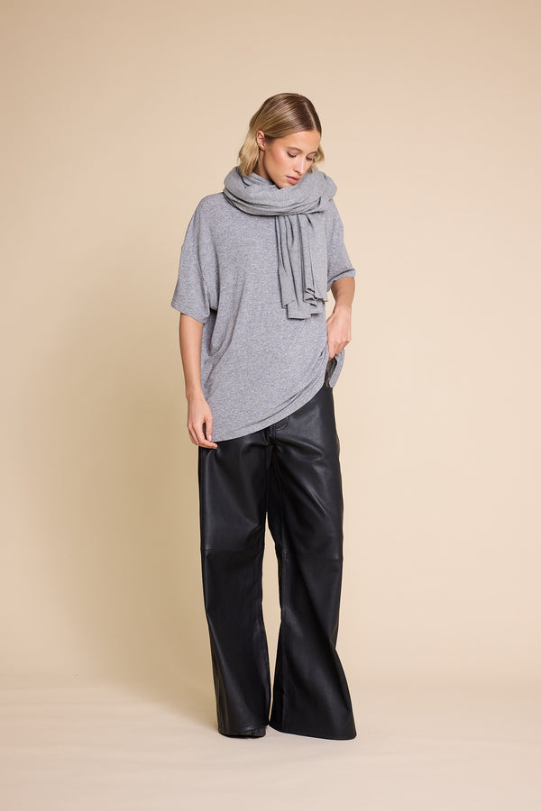 Line Of Oslo Bowie T-shirt T-shirt Grey Melange 006