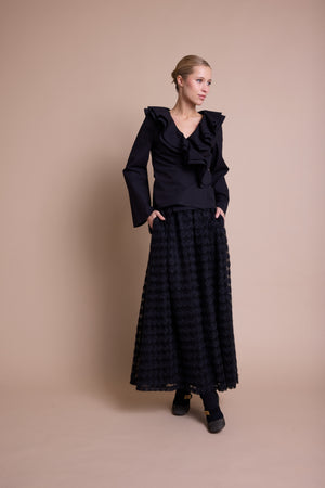 Line Of Oslo Carrie Skjørt Skirt Black 097