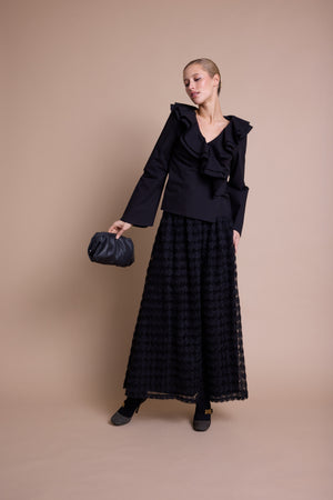 Line Of Oslo Carrie Skjørt Skirt Black 097