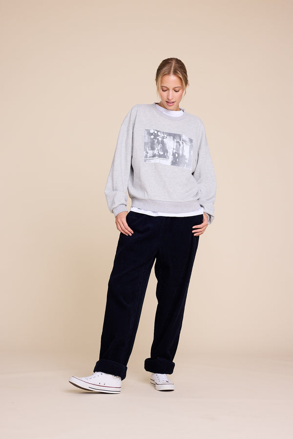 Line Of Oslo Chip Cord Trousers Trouser Dark blue