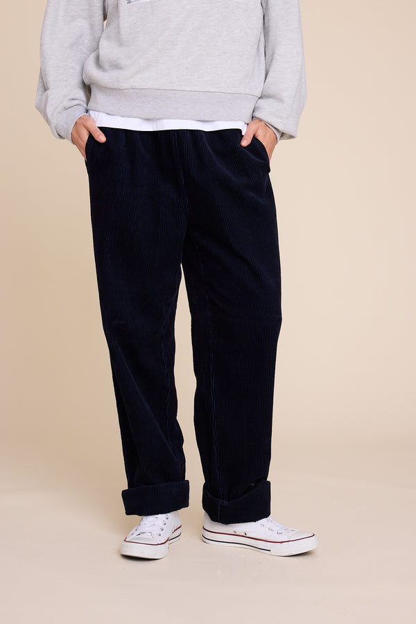Line Of Oslo Chip Cord Trousers Trouser Dark blue