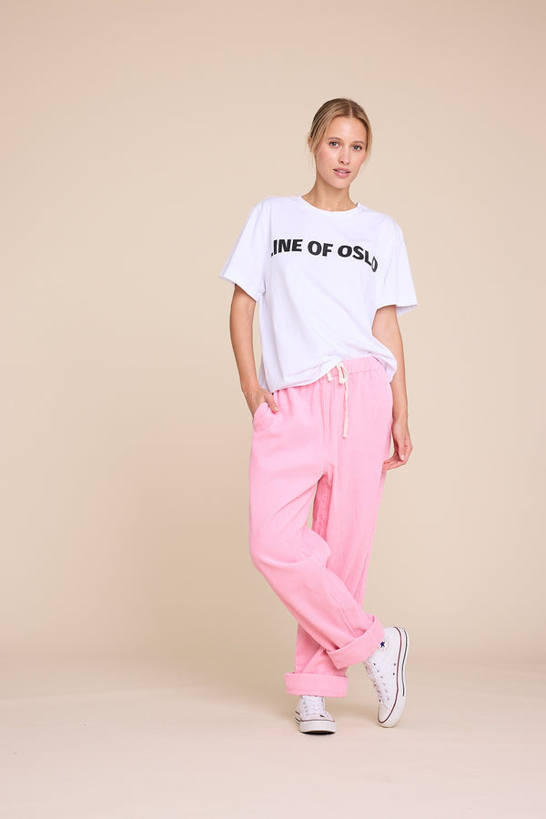 Line Of Oslo Chip Cord Trousers Trouser Pink 002