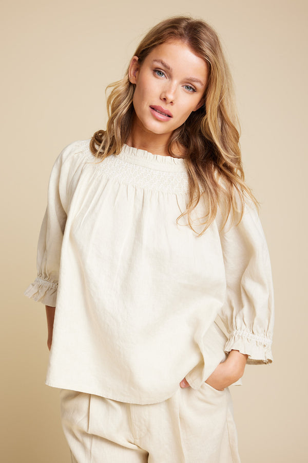 Cute linen blouse