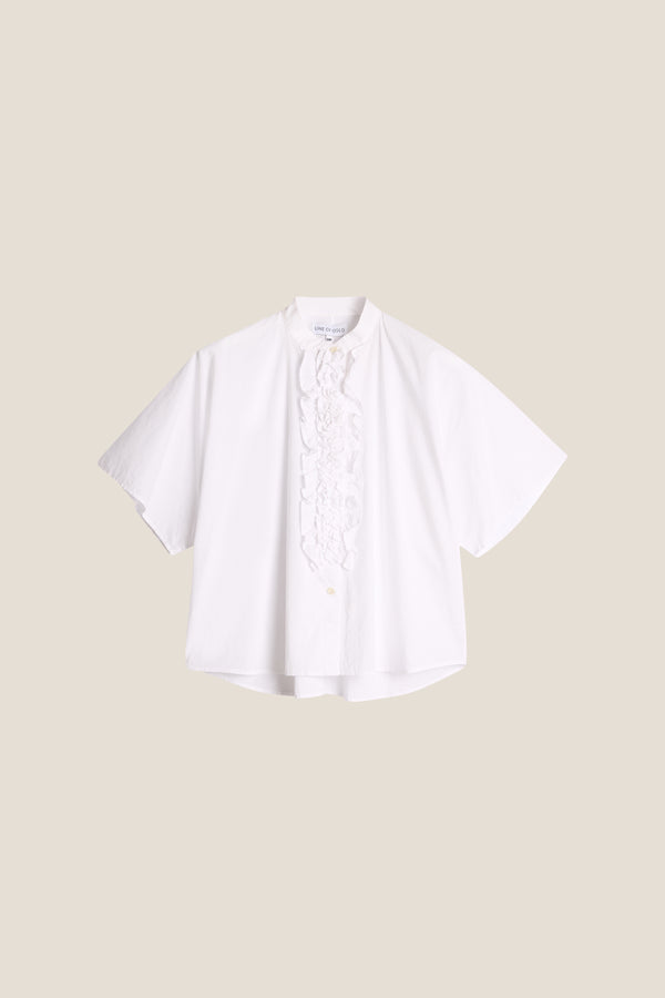 Line Of Oslo Ellie Cotton Blouse Blouse White 001
