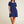 Line Of Oslo Elvis Long Solid Dress Dress Blue 066