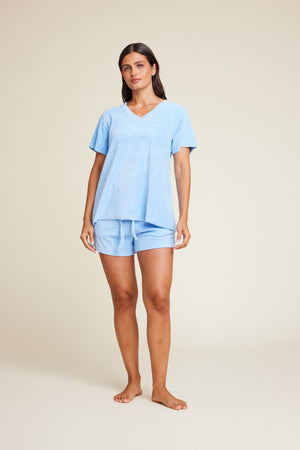 Line Of Oslo Elvis Solid Top Top Light Blue 003