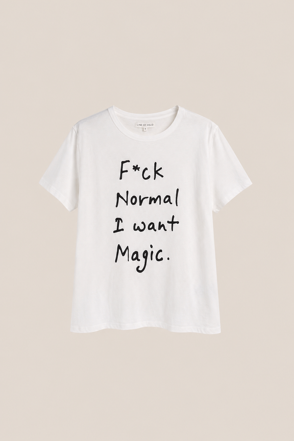 Line Of Oslo Famous Print T-skjorte T-shirt Black print