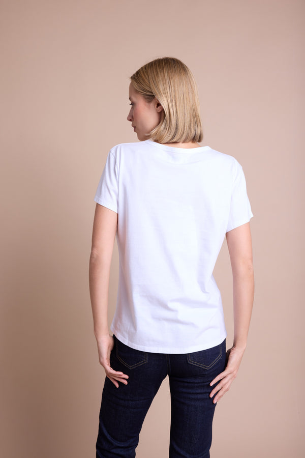 Line Of Oslo Famous Print T-skjorte T-shirt Red print