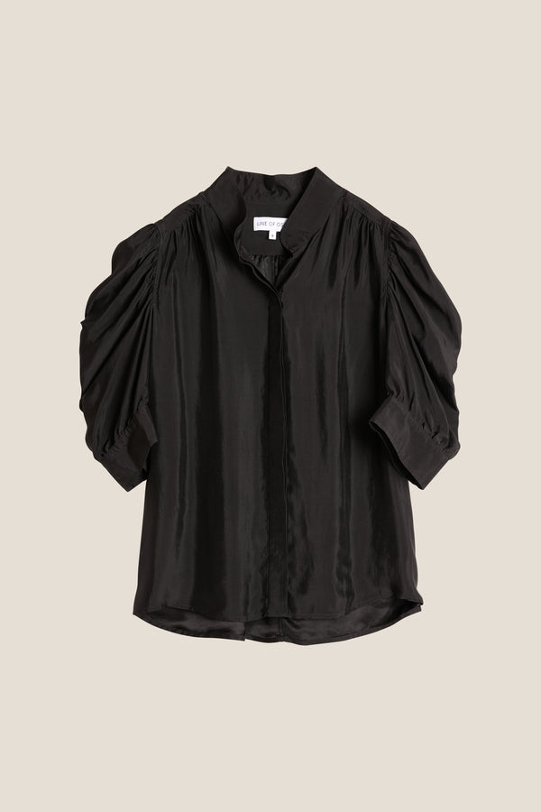 Line Of Oslo Fiona Viscose Blouse Blouse Black 097