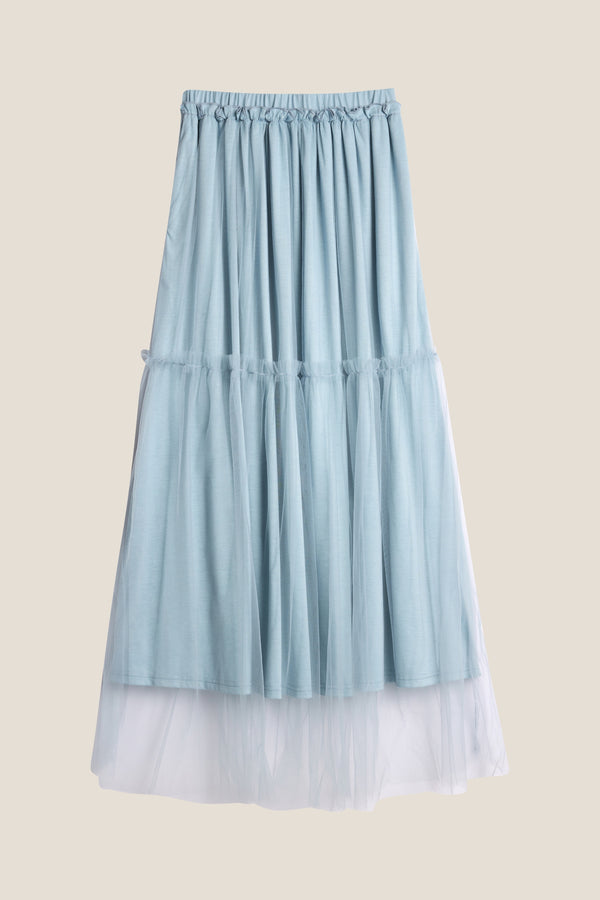 Line Of Oslo Hay Tulle Skirt Skirt Light Blue 003