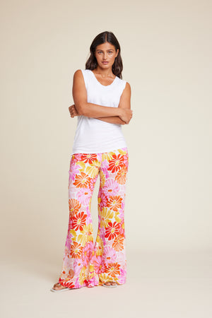 Line Of Oslo Henrix Flower Trousers Trouser As is 136