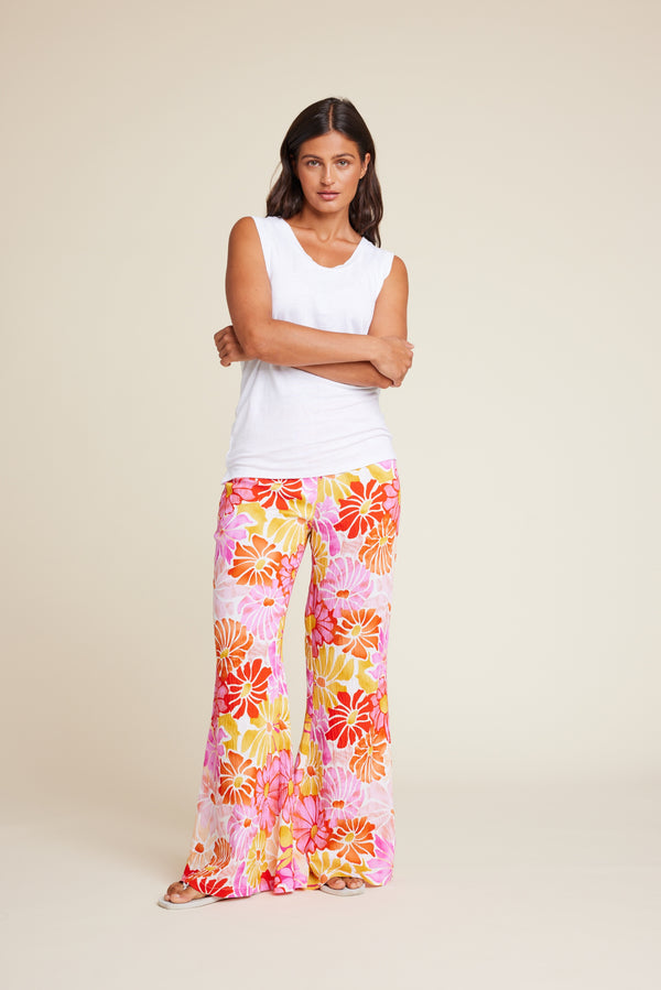 Line Of Oslo Henrix Flower Trousers Trouser As is 136