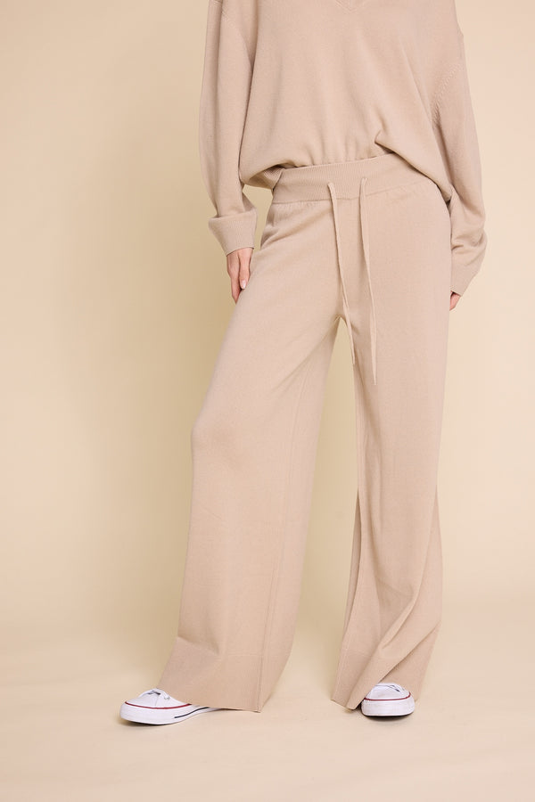 Line Of Oslo Holmes AW25 Trousers Knitted trouser Camel 061