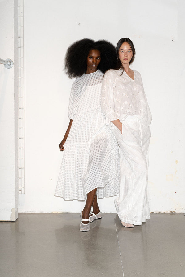 Line Of Oslo Ingrid Bubble Dress Dress White 001