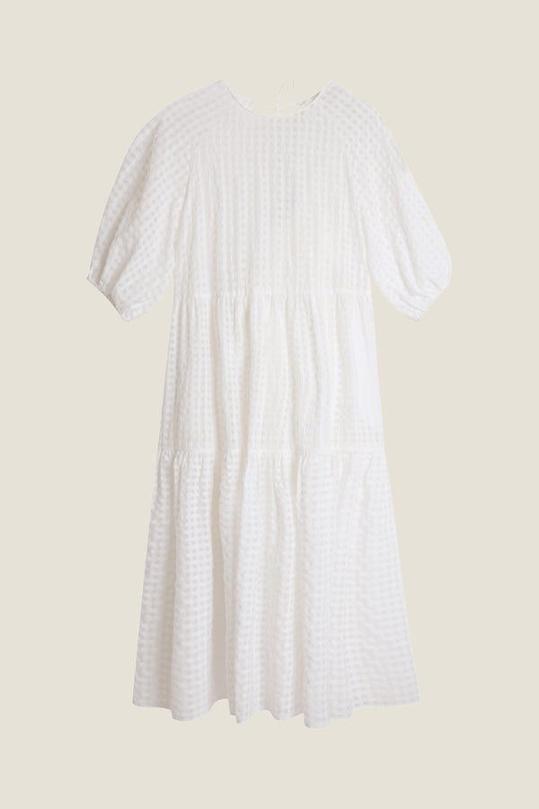 Line Of Oslo Ingrid Bubble Dress Dress White 001