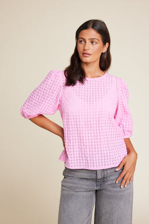 Line Of Oslo Isabel Bubble Top Top Pink 002