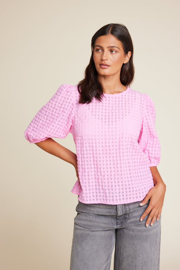 Line Of Oslo Isabel Bubble Top Top Pink 002