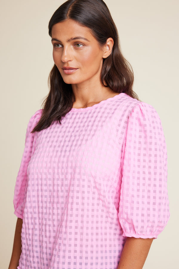 Line Of Oslo Isabel Bubble Top Top Pink 002