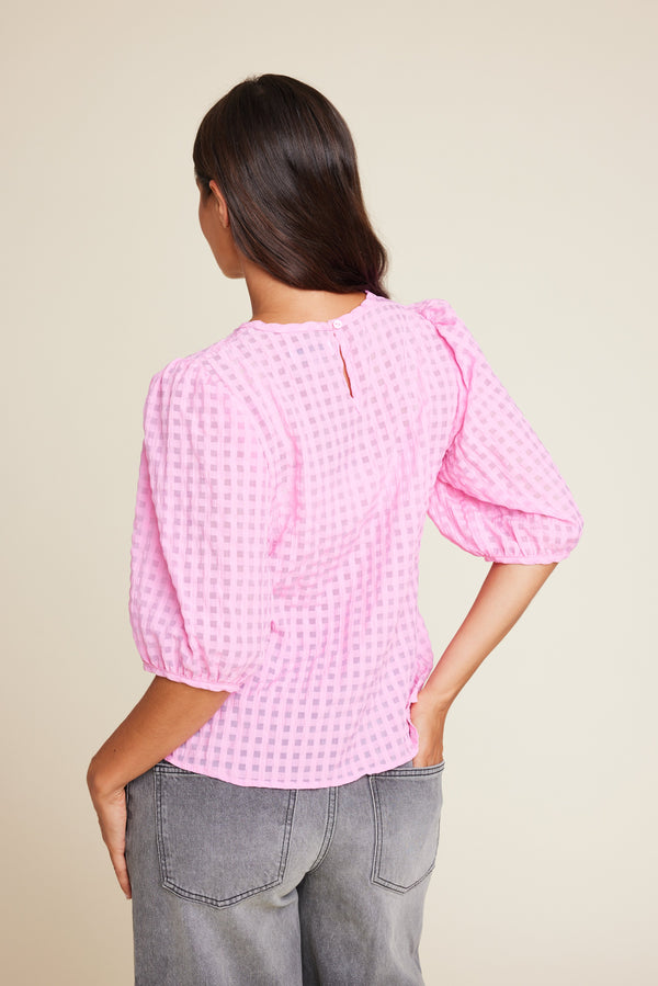 Line Of Oslo Isabel Bubble Top Top Pink 002
