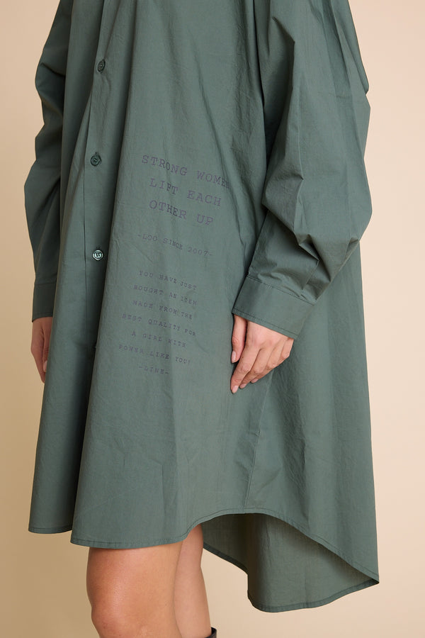 Line Of Oslo Jamie Solid Shirt Blouse Army 119