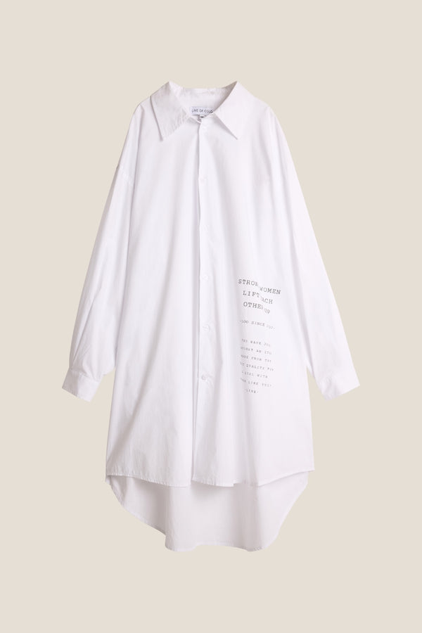 Line Of Oslo Jamie Solid Shirt Blouse White 001