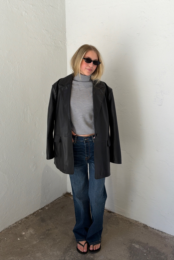 Line Of Oslo Janis Blazer Jacket Black 097