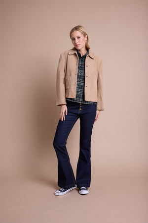 Line Of Oslo Jett Semsket Jakke Jacket Camel 061