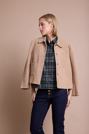 Line Of Oslo Jett Semsket Jakke Jacket Camel 061