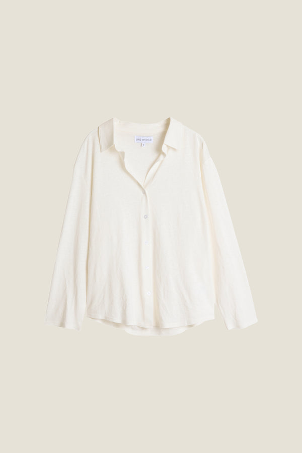 Line Of Oslo Jodie Longsleeve Top White 001