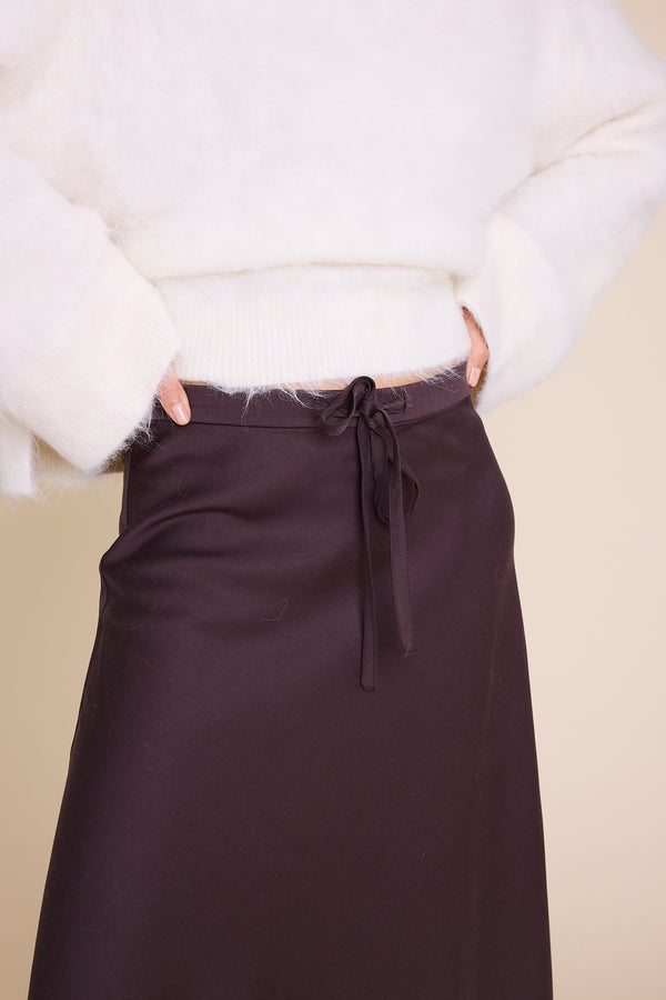 Line Of Oslo Josefine Skirt Skirt Dark brown