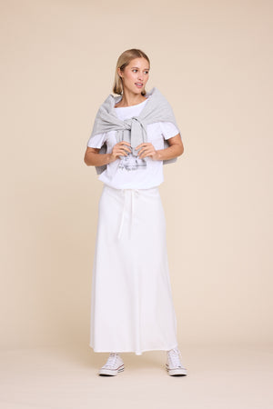 Line Of Oslo Josefine Skirt Skirt White 001