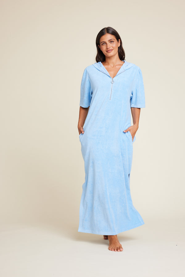 Line Of Oslo Kiss Solid Dress Dress Light Blue 003