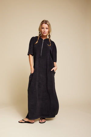 Line Of Oslo Kiss Terry Dress Dress Antracite 004