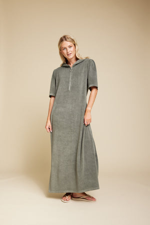 Line Of Oslo Kiss Terry Dress Dress Army 119