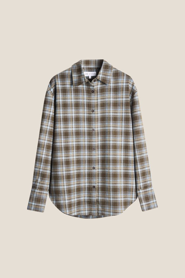 Line Of Oslo Krista Check Skjorte Blouse Blue 066