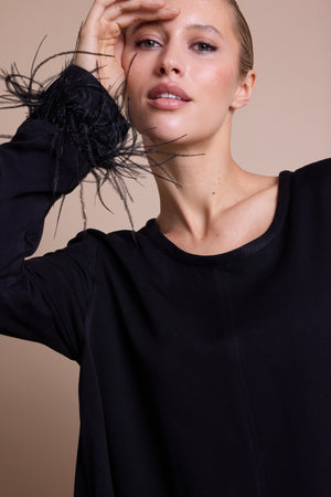 Line Of Oslo Lennox Topp Dress Black 097