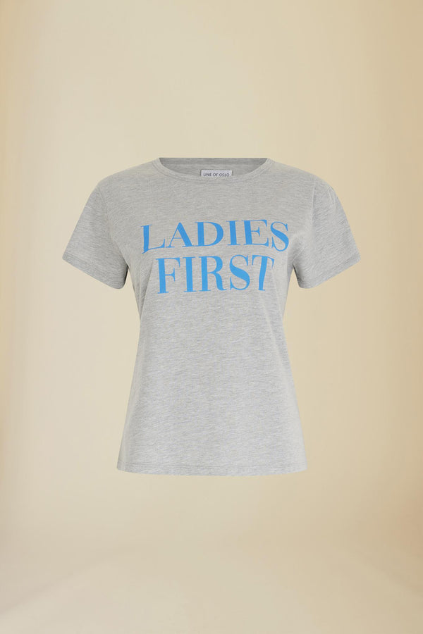 Line Of Oslo Life Ladies T-shirt T-shirt Grey Melange 006