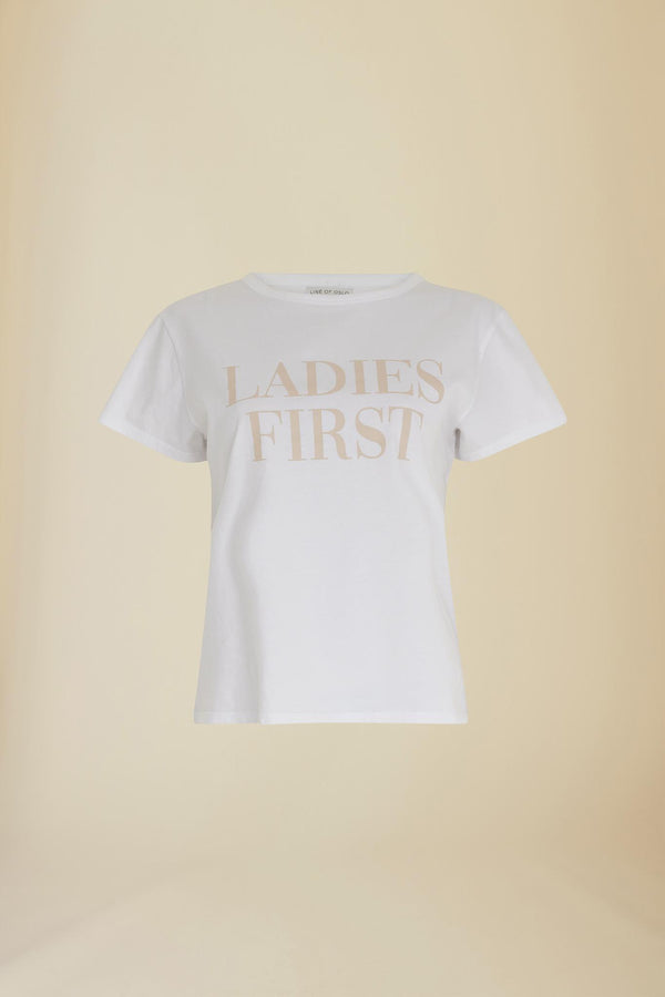Line Of Oslo Life Ladies T-shirt T-shirt White 001